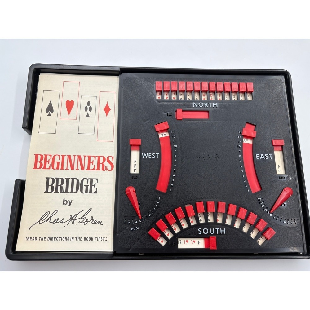 Goren's Beginners Bridge Game Milton Bradley Complete Vintage 1967 - Picture 3 of 5